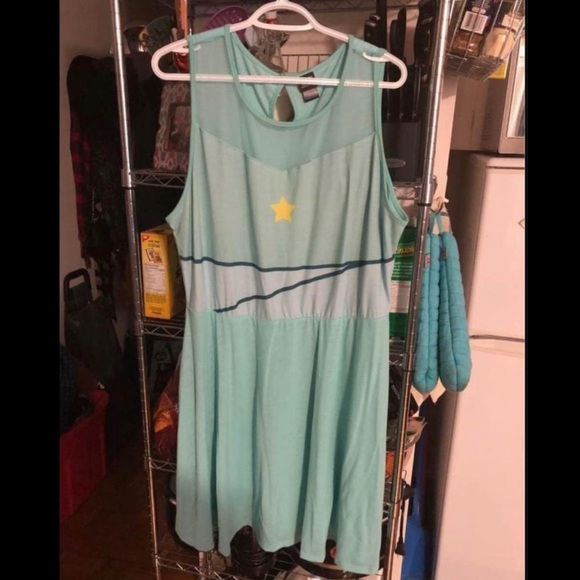 Steven Universe Hot Topic 3x Pearl Cosplay Dress - Picture 2 of 2